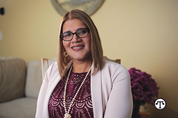 Adaris Rivera, a community leader who found hope and help with her mental health while living in a rural area.