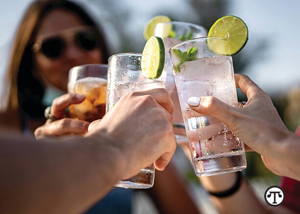 Save your smile: Cut back on carbonated drinks.