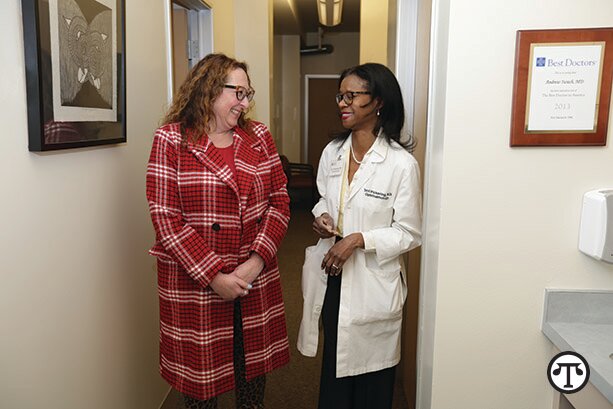 It would be wise for women with dry eyes to see their ophthalmologist.