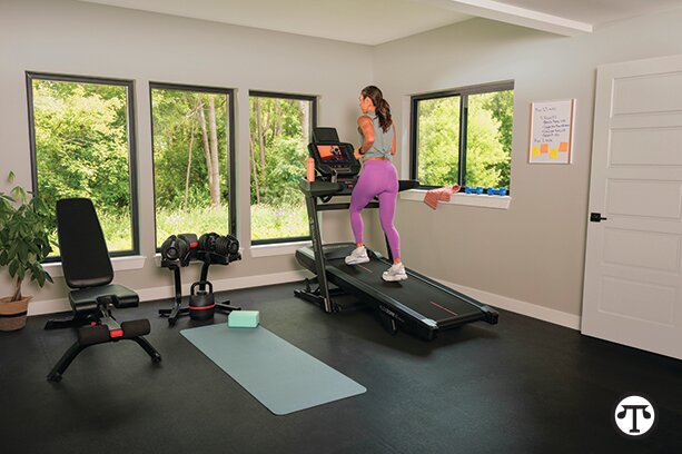 BowFlex&rsquo;s new lineup of treadmills is made for runners, with ultra-responsive controls and smartwatch and fitness app connectivity. The BowFlex Results Series 552 SelectTech Adjustable Dumbbells replace 15 traditional sets of dumbbells, making them a huge space-saving hack.