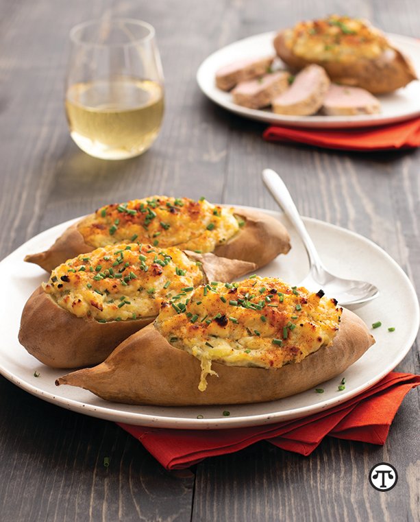 Twice-Baked California Sweetpotatoes