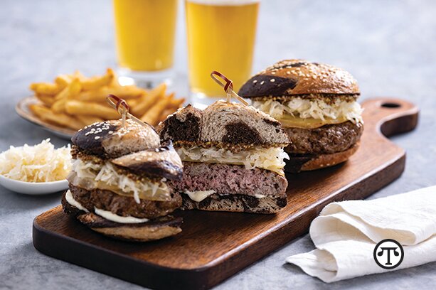 Warm and Wonderful Pastrami-Spiced Veal Burgers